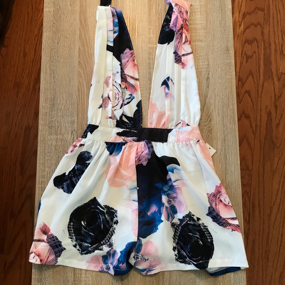 Floral Print Multi-Way Romper